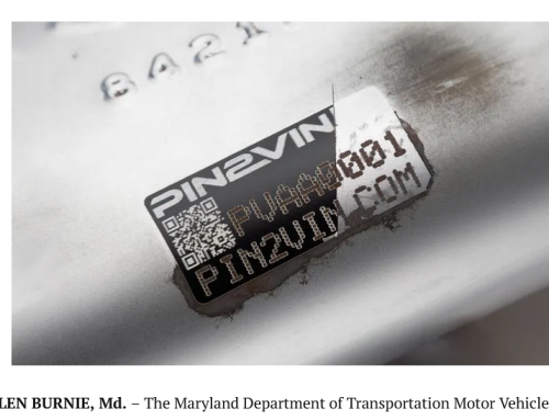 MVA distributing free catalytic converter labels for theft prevention