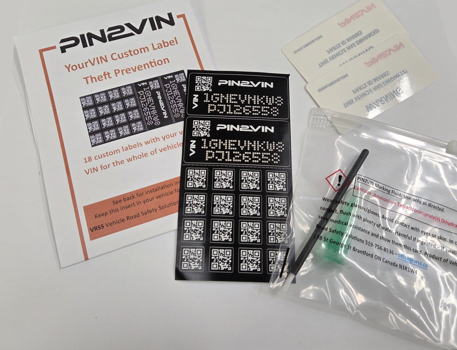 YourVin Catalytic Converter Theft Prevention Kit, Pin2vin, Catetch, Catgaurd, catalytic security, theft deterrent, Catalytic protection, marking product, cat label, Catalytic Label, etching label, Catalytic marking product, vehicle marking, Metal marking kit, Catalytic safety product, Safeguard, metal marking kits, qr kits, vin multiplier, yourVIN, your vin, Vin duplicator, vehicle protection,