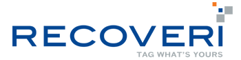 a blue and white logo